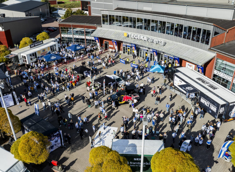 250927 Tegera Arena och Impact tour inf&ouml;r ishockeymatchen i SHL mellan Leksand och Lule&aring; den 27 september 2025 i Leksand. 
Foto: Daniel Eriksson / BILDBYR&Aring;N / COP 173 / DE0306